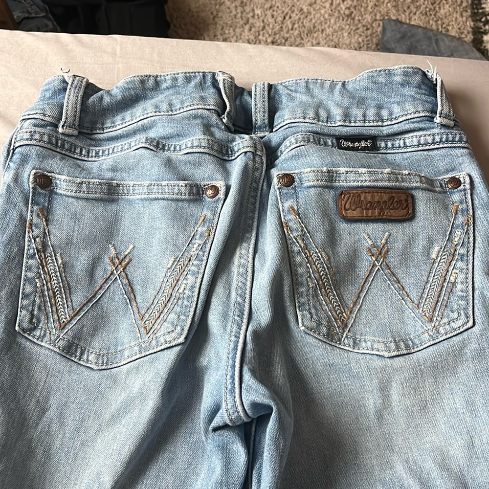 Wrangler trouser style jeans